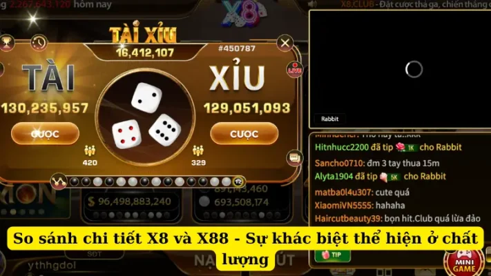 So sánh chi tiết X8 và X88 - Sự khác biệt thể hiện ở chất lượng